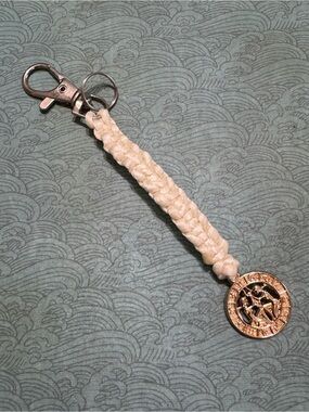 ZODIAC SIGN GEMINI BAG TAG HANG TAG KEY RING